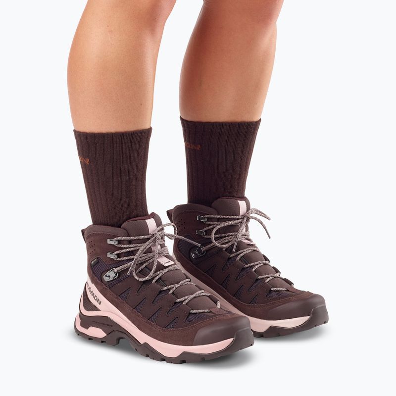 Încălțăminte de trekking pentru femei Salomon Quest Echo GTX blkcof/shadow/blac 7