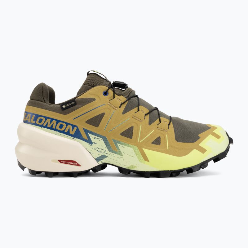 Încălțăminte de alergare pentru bărbați Salomon Speedcross 6 GTX grape leaf/aspargus green 2