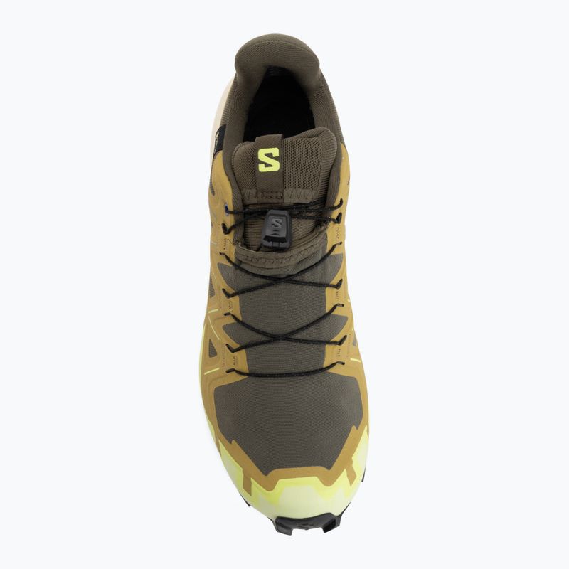 Încălțăminte de alergare pentru bărbați Salomon Speedcross 6 GTX grape leaf/aspargus green 5