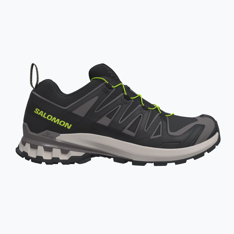 Încălțăminte de alergare pentru bărbați Salomon XA Pro 3D V9 black/dark gull gray/acid lime