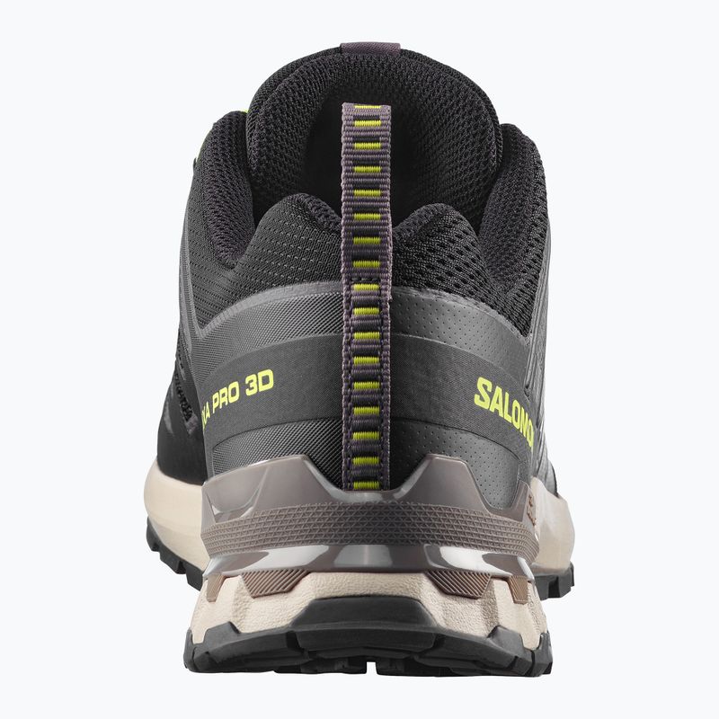 Încălțăminte de alergare pentru bărbați Salomon XA Pro 3D V9 black/dark gull gray/acid lime 4