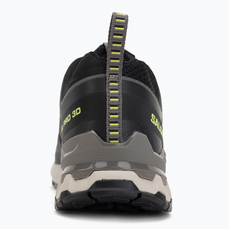 Încălțăminte de alergare pentru bărbați Salomon XA Pro 3D V9 black/dark gull gray/acid lime 6