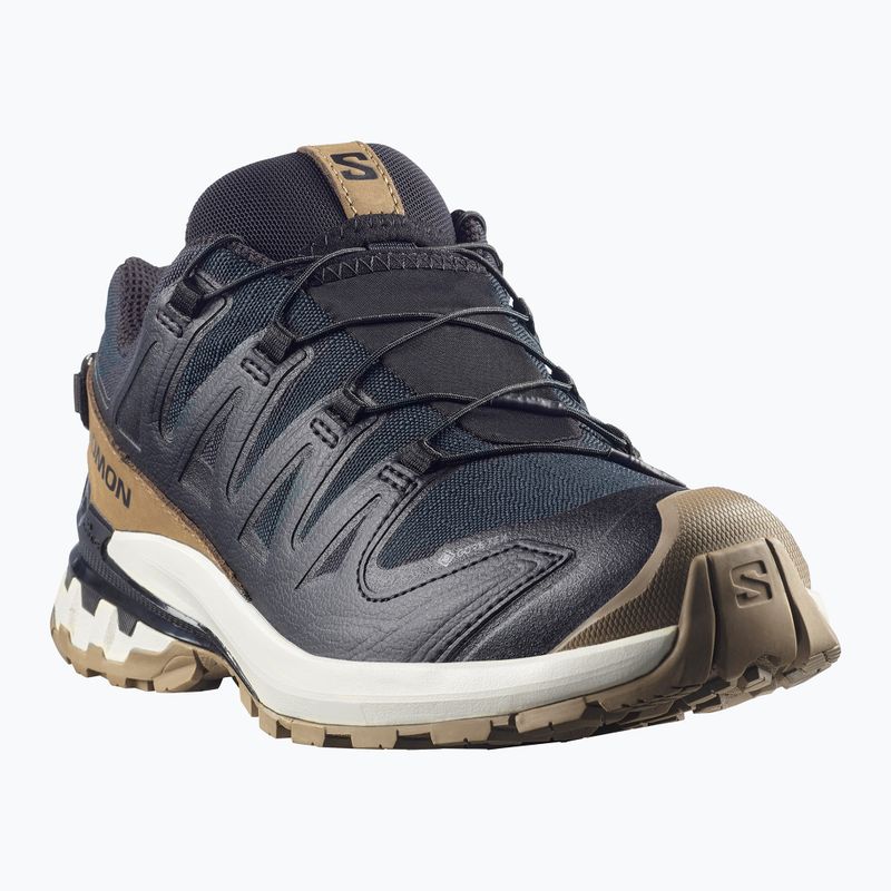 Pantofi de alergare pentru femei Salomon XA PRO 3D V9 GTX Lifelong negru/maro coyote/vanilie înghețată 2