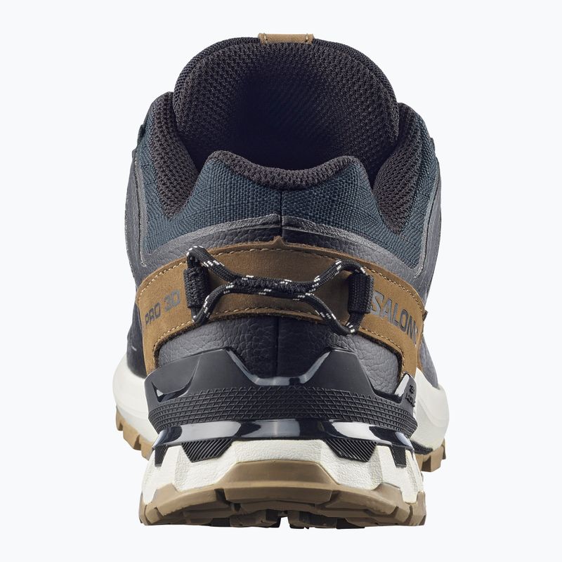 Pantofi de alergare pentru femei Salomon XA PRO 3D V9 GTX Lifelong negru/maro coyote/vanilie înghețată 4