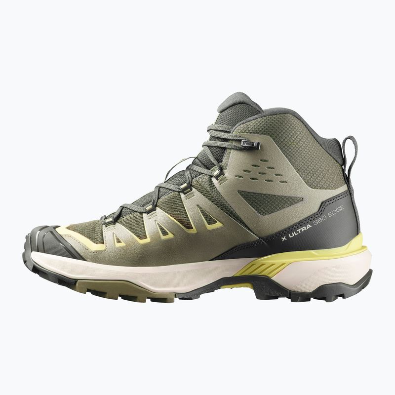Încălțăminte de trekking pentru bărbați Salomon X Ultra 360 Edge Mid GTX olive night/aloe 2