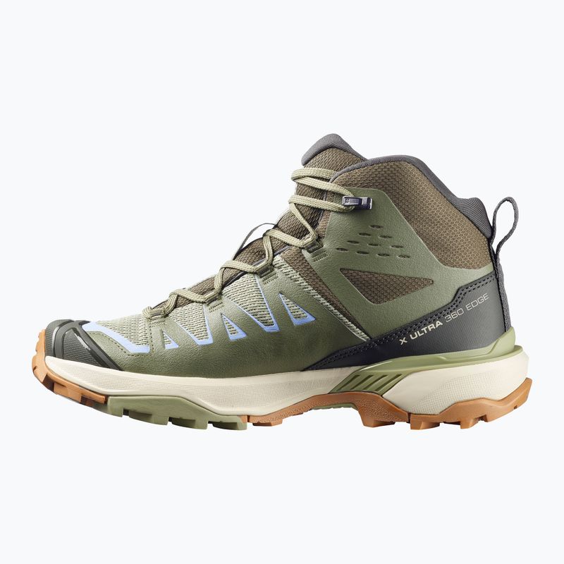 Încălțăminte de trekking pentru femei Salomon X Ultra 360 Edge Mid GTX tea/deep lichen green 2