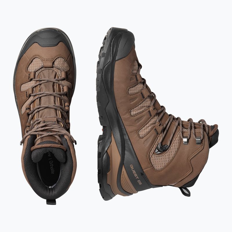 Încălțăminte de trekking pentru bărbați Salomon Quest 5 GTX dark earth/black 6