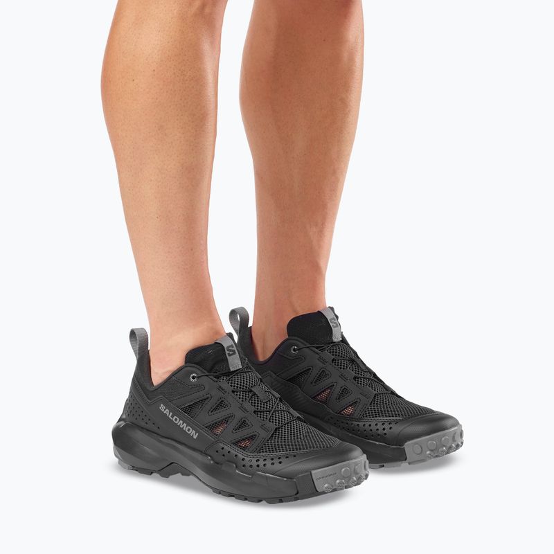 Încălțăminte de drumeție pentru bărbați Salomon Techamphibian 5 black/black/castlerock 7