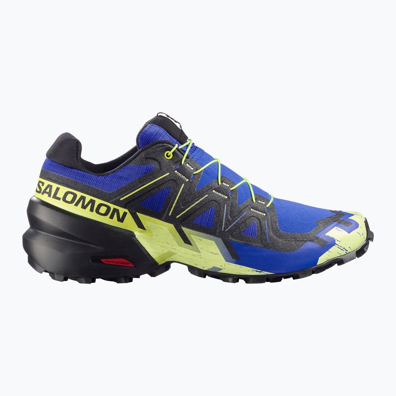 Încălțăminte de alergare pentru bărbați Salomon Speedcross 6 bluing/black/acid lime 2