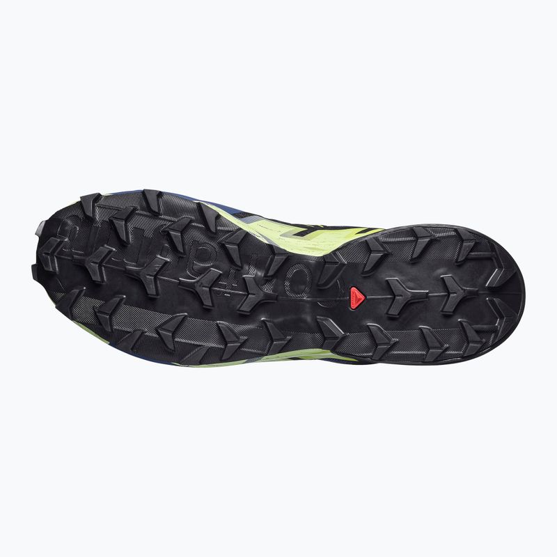 Încălțăminte de alergare pentru bărbați Salomon Speedcross 6 bluing/black/acid lime 5