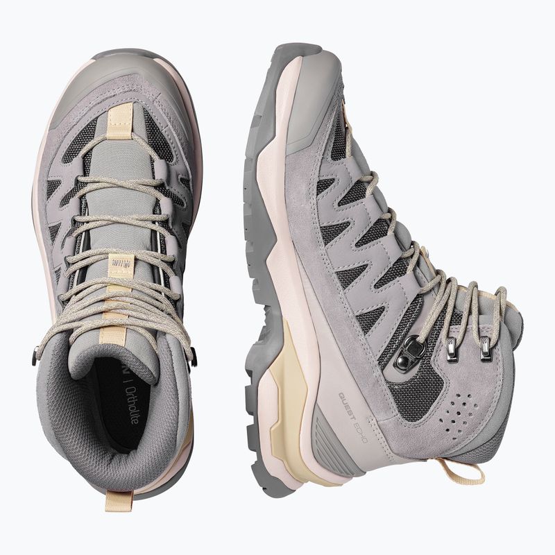 Încălțăminte de trekking pentru femei Salomon Quest Echo GTX gull/paloma/bog 5