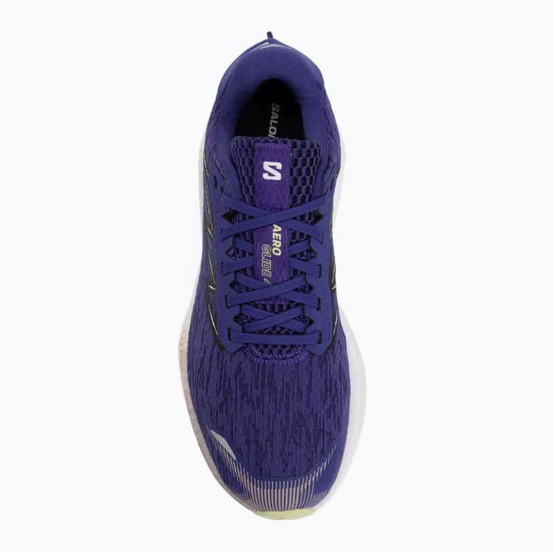 Încălțăminte de alergare pentru femei Salomon Aero Glide 4 deep blue/white/butterfly 5