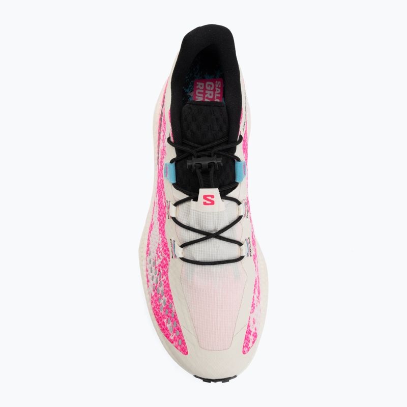 Încălțăminte de alergare pentru bărbați Salomon Aero Glide 4 GRVL vanilla ice/knockout pink/black 5