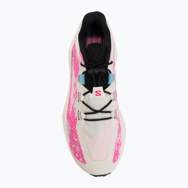 Încălțăminte de alergare pentru femei Salomon Aero Glide 4 GRVL vanilla ice/knockout pink/black 5