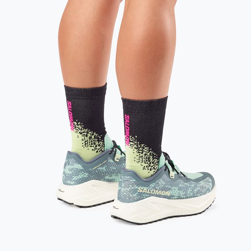 Încălțăminte de alergare pentru femei Salomon Aero Glide 4 GRVL stormy weather/lichen/vanilla ice 6