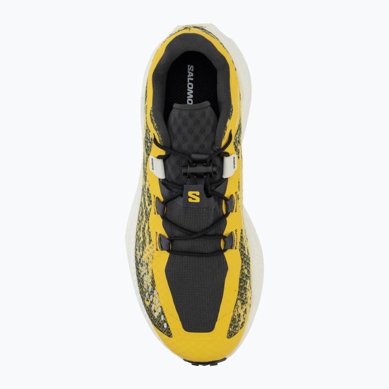 Încălțăminte de alergare pentru femei Salomon Aero Glide 4 GRVL beach ball/asphalt/vanilla ice 5