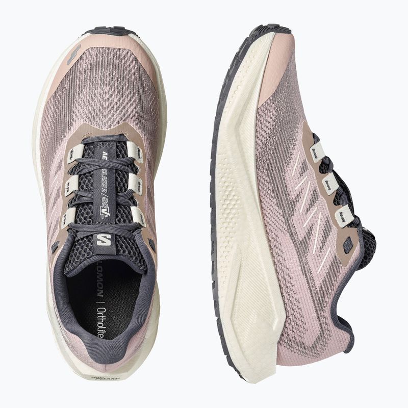 Încălțăminte de alergare pentru femei Salomon Aero Blaze 3 GRVL shadow gray/vanilla ice/9iron 5