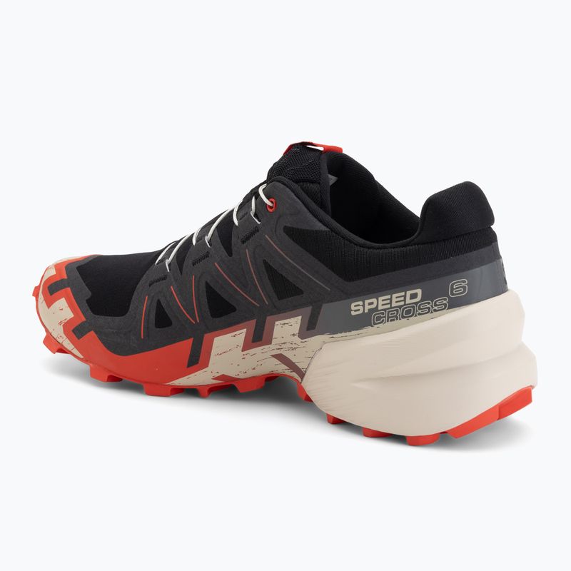 Încălțăminte de alergare pentru bărbați Salomon Speedcross 6 black/fiery red/almond milk 3