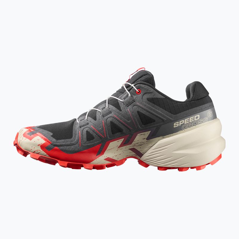 Încălțăminte de alergare pentru bărbați Salomon Speedcross 6 black/fiery red/almond milk 3