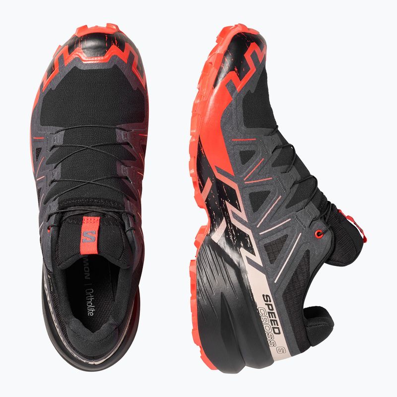 Încălțăminte de alergare pentru bărbați Salomon Speedcross 6 GTX black/fiery red 4