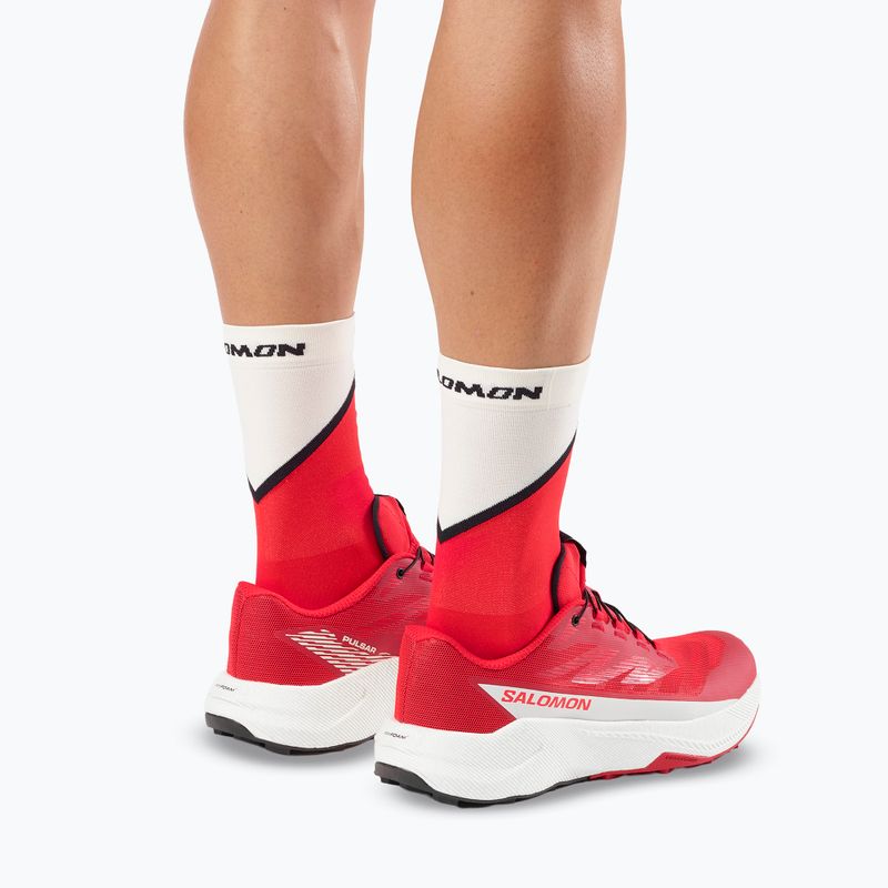 Încălțăminte de alergare pentru bărbați Salomon Pulsar fiery red/vanilla ice/black 15