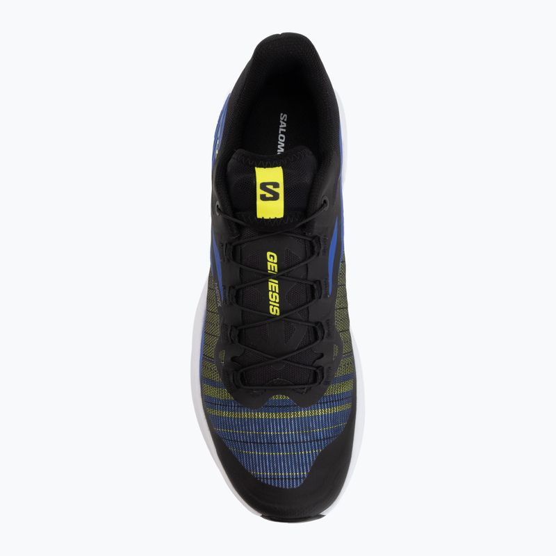 Încălțăminte de alergare pentru bărbați Salomon Genesis black/acid lime/bluing 5