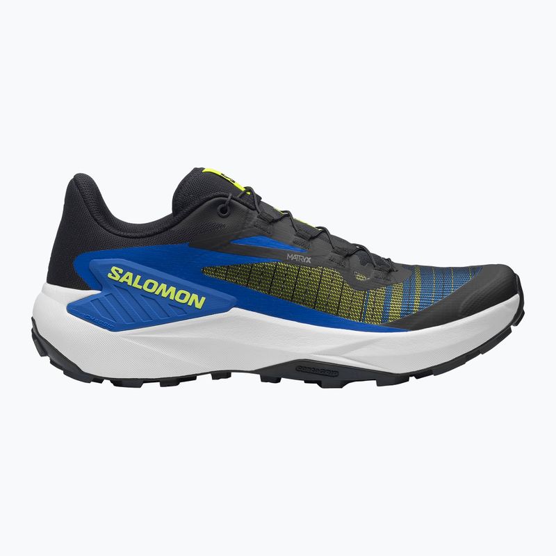 Încălțăminte de alergare pentru bărbați Salomon Genesis black/acid lime/bluing 9