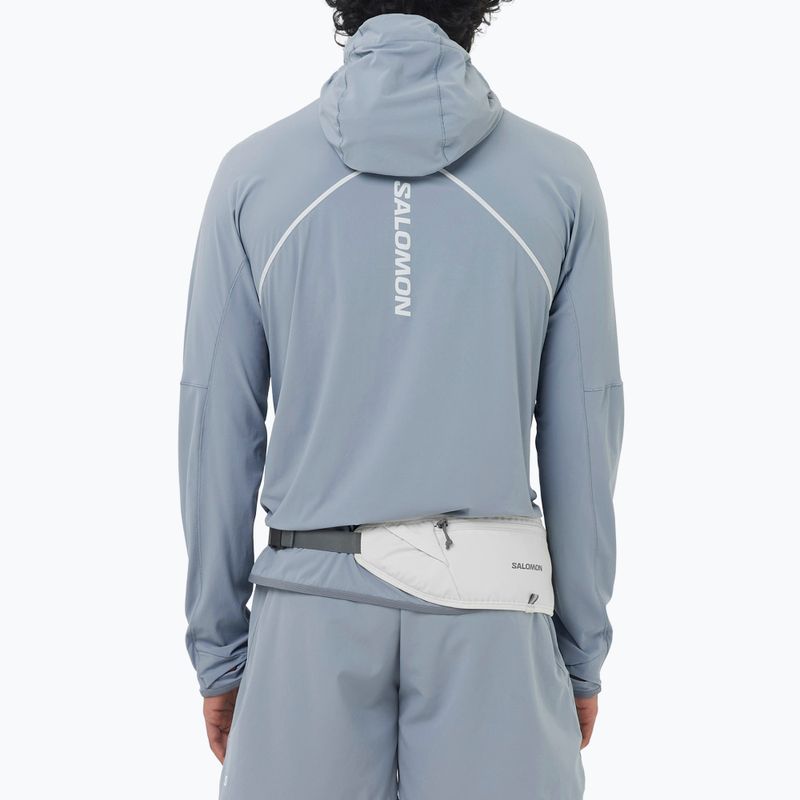 Geacă de alergare pentru bărbați Salomon Sense Aero Hybrid Half Zip Hooded trade winds 2