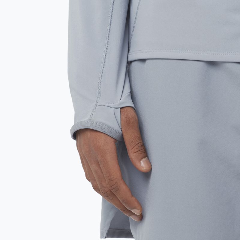 Geacă de alergare pentru bărbați Salomon Sense Aero Hybrid Half Zip Hooded trade winds 5