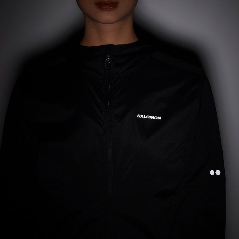 Geacă de alergare pentru femei Salomon Sense Aero Wind black 5