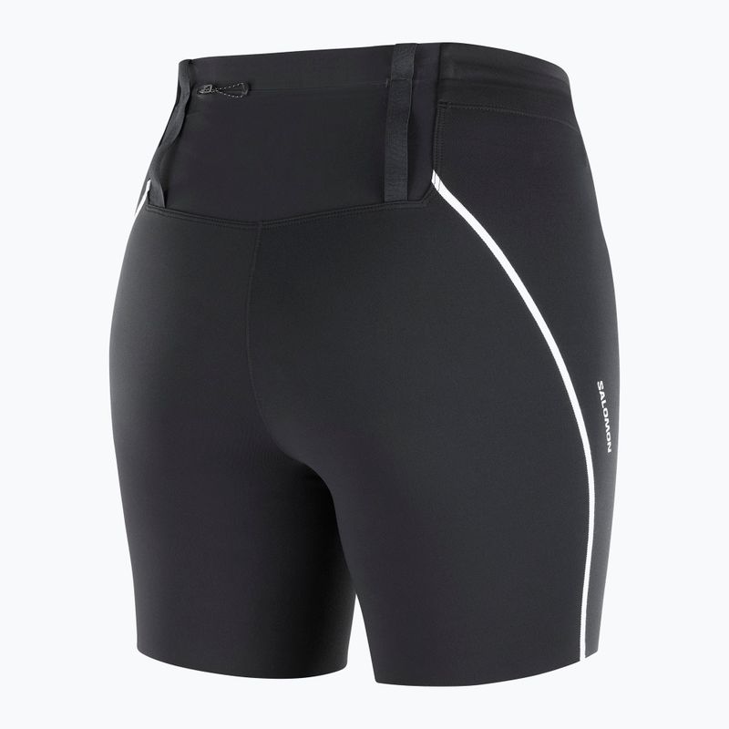 Pantaloni scurți de alergare pentru femei Salomon Sense Stow 6" deep black 12