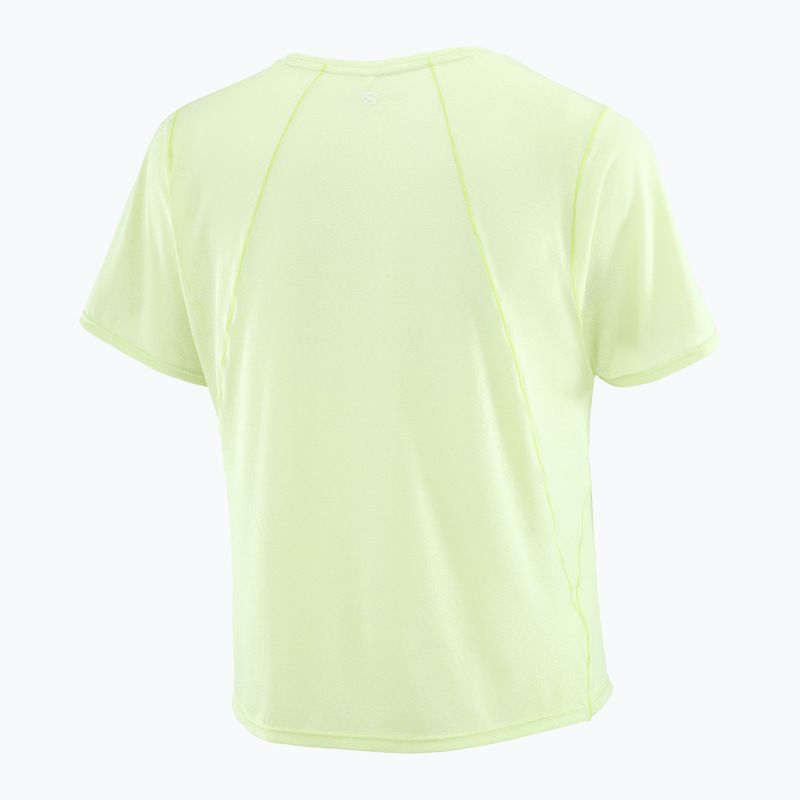 Tricou de alergare pentru femei Salomon Shakeout Air Cropp butterfly 4