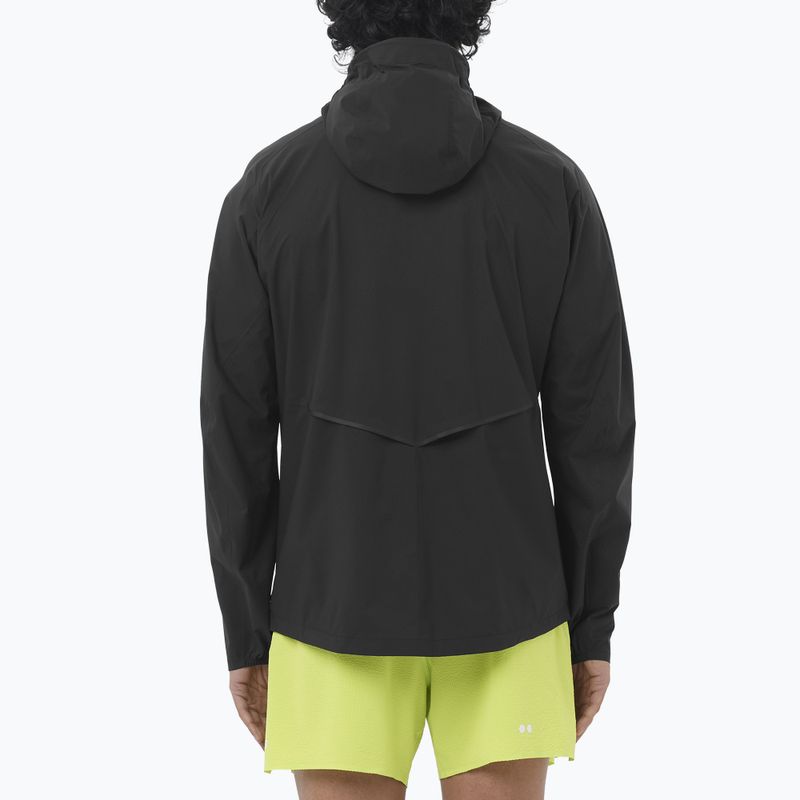 Geacă de alergare pentru bărbați Salomon Bonatti Waterproof dee black 2