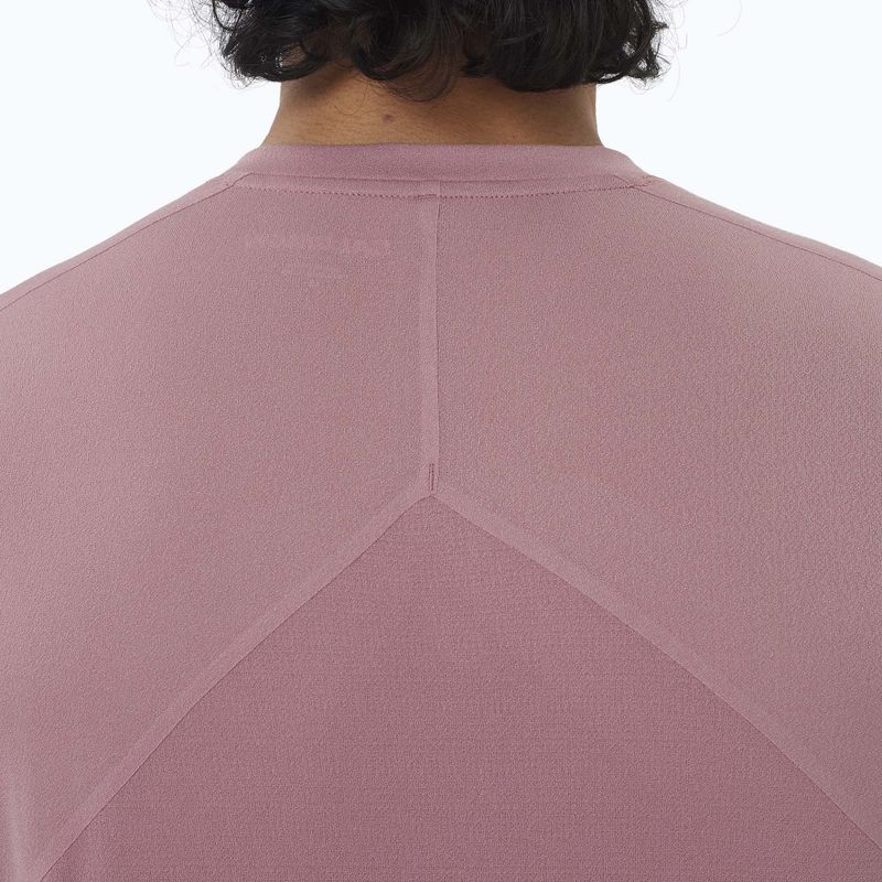 Tricou de alergare pentru bărbați Salomon Sense Aero SS Tee GFX dusky orchid 3