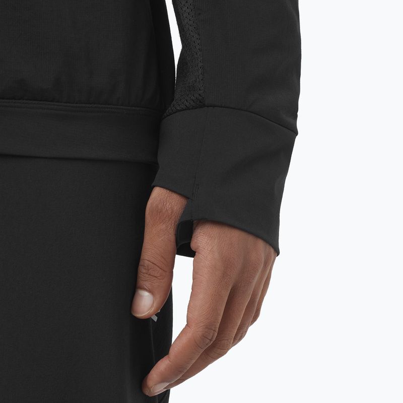 Bluză de alergare pentru bărbați Salomon Ultra Fleece Deep Black 6