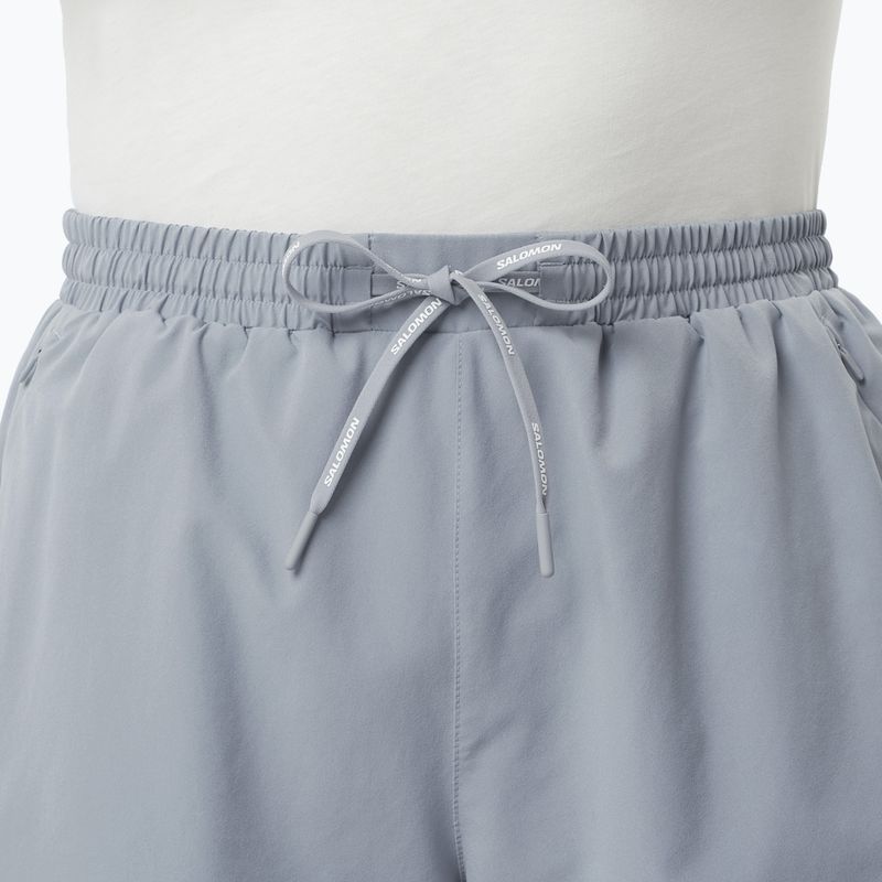 Pantaloni scurți de alergare pentru bărbați Salomon SHAKEout Core 5" trade winds 3