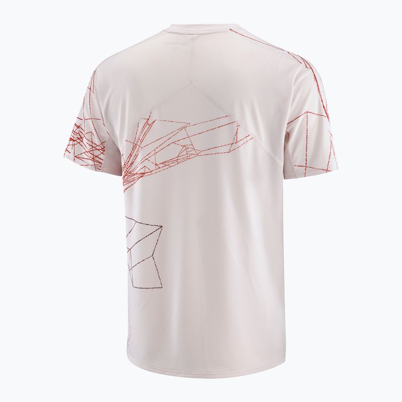 Tricou de alergare pentru bărbați Salomon S/Lab Speed Tee lilac ash/fiery red 5