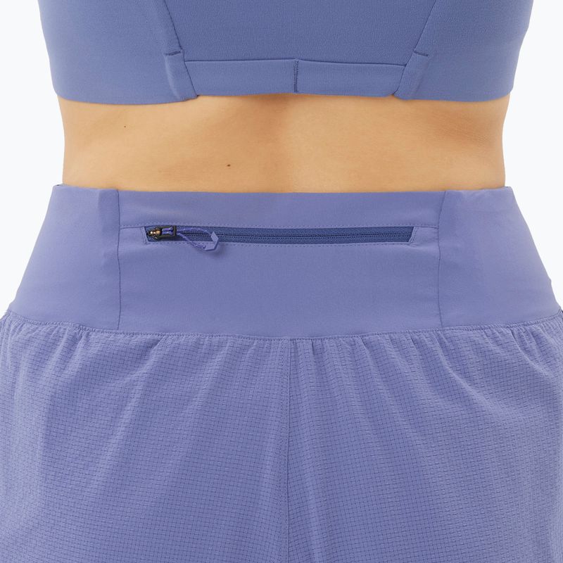 Pantaloni scurți de alergare pentru femei Salomon Sense Aero Stow 4" marlin 4