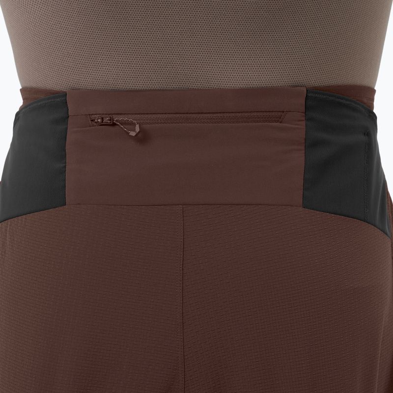 Pantaloni scurți de alergare pentru bărbați Salomon Sense Aero Stow 5" coffee bean 5