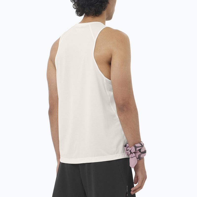 Tricou pentru bărbați Salomon Shakeout Core whisper white 2