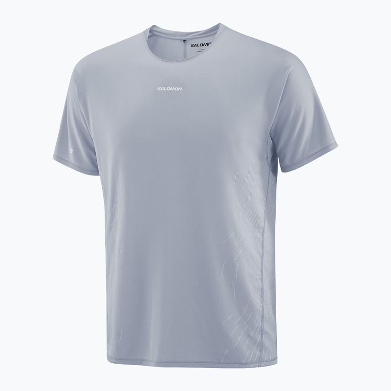 Tricou de alergare pentru bărbați Salomon Sense Aero SS Tee GFX trade winds 4