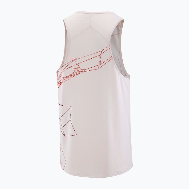 Tricou de alergare pentru bărbați Salomon S/Lab Speed Tee lilac ash/fiery red 5