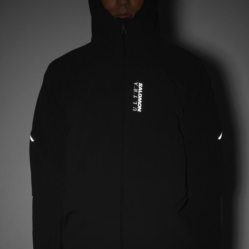 Geacă de alergare pentru bărbați Salomon Ultra Softshell Jacket deep black 7