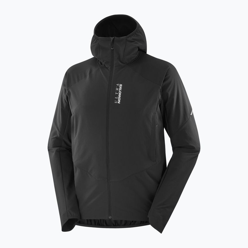 Geacă de alergare pentru bărbați Salomon Ultra Softshell Jacket deep black 8