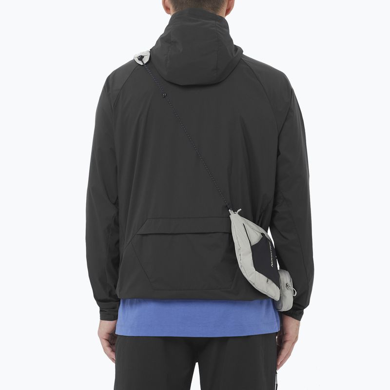 Geacă de vânt pentru bărbați Salomon Outwind Full Zip negru intens 2