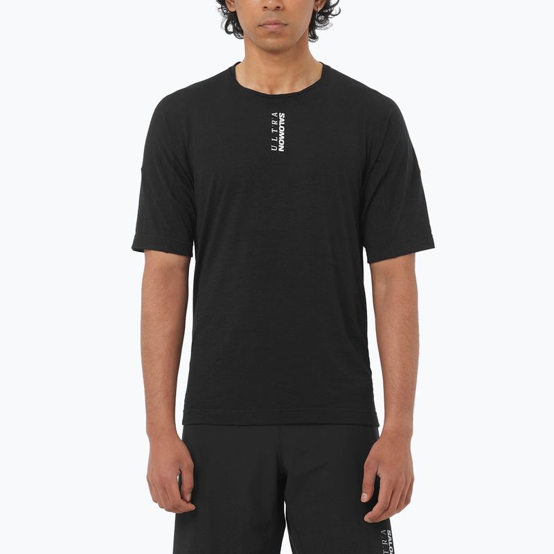 Tricou de alergare pentru bărbați Salomon Ultra Tee deep black