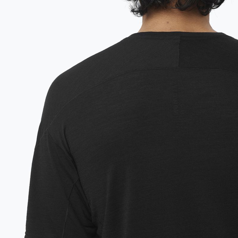 Tricou de alergare pentru bărbați Salomon Ultra Tee deep black 4