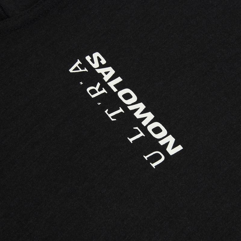 Tricou de alergare pentru bărbați Salomon Ultra Tee deep black 7