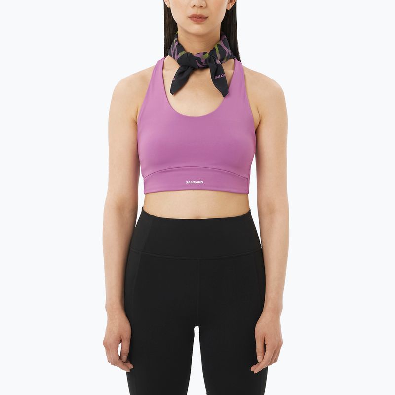 Sutien de antrenament Salomon SHAKEout Core iris orchid 3