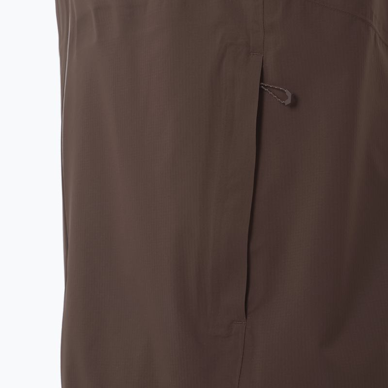 Geacă de alergare pentru bărbați Salomon Bonatti Waterproof coffee bean 5